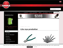 Tablet Screenshot of akuma-tools.se